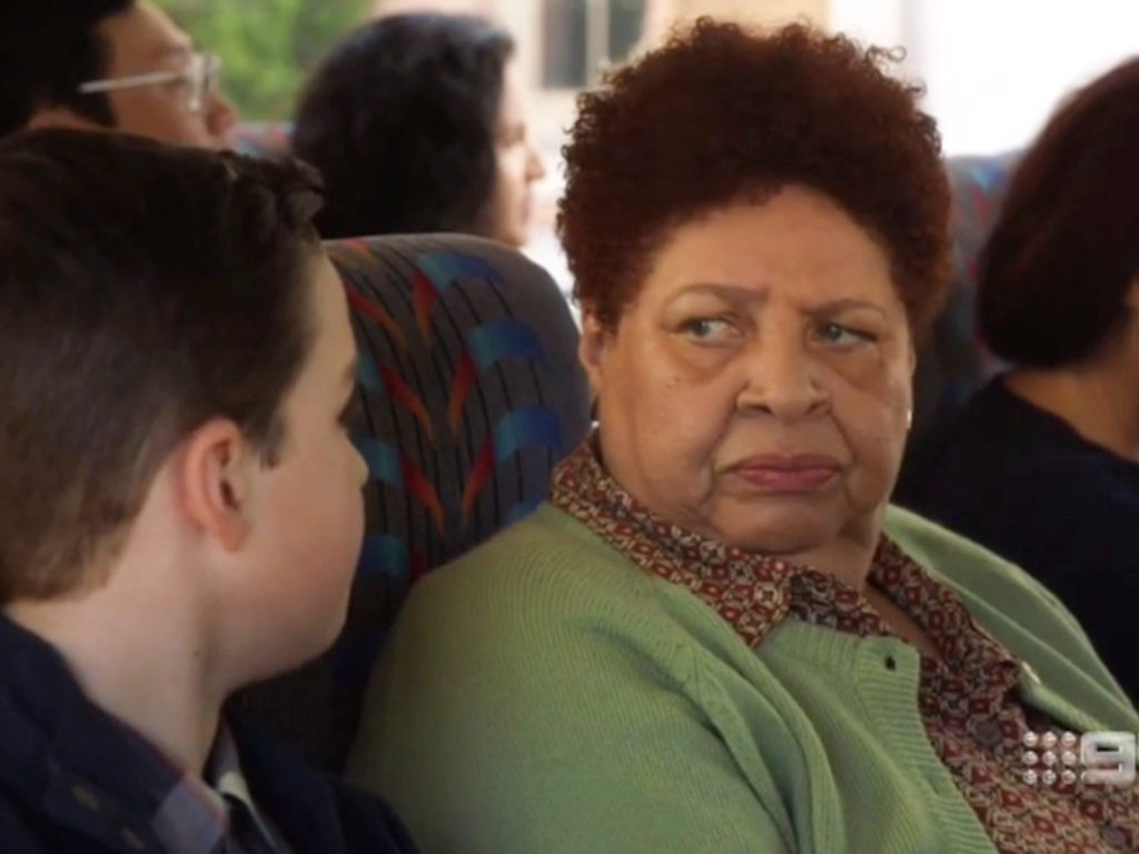 Patricia Belcher appearing on "Young Sheldon."