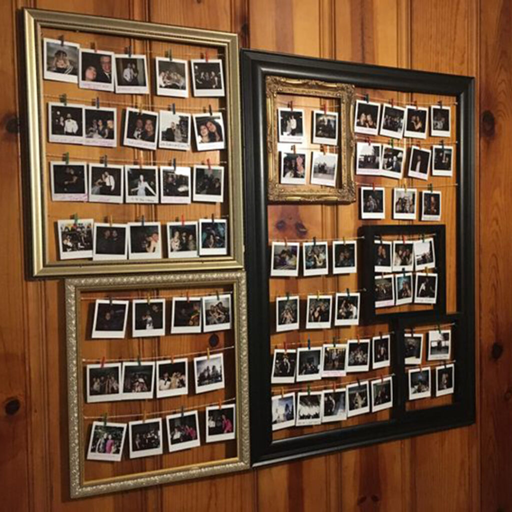 Create Wall Art with Photos, Twine, and Clothespins