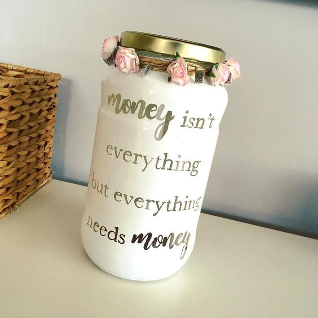 Mason Jar Piggy Bank