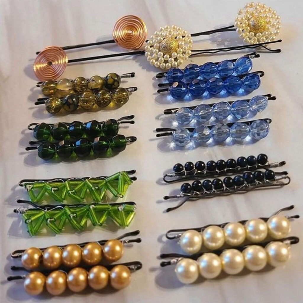 Create Glam Hairpins with Beads