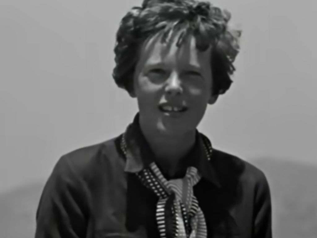 Footage of Amelia Earhart