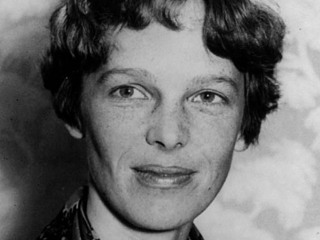 Amelia Earhart in a photograph