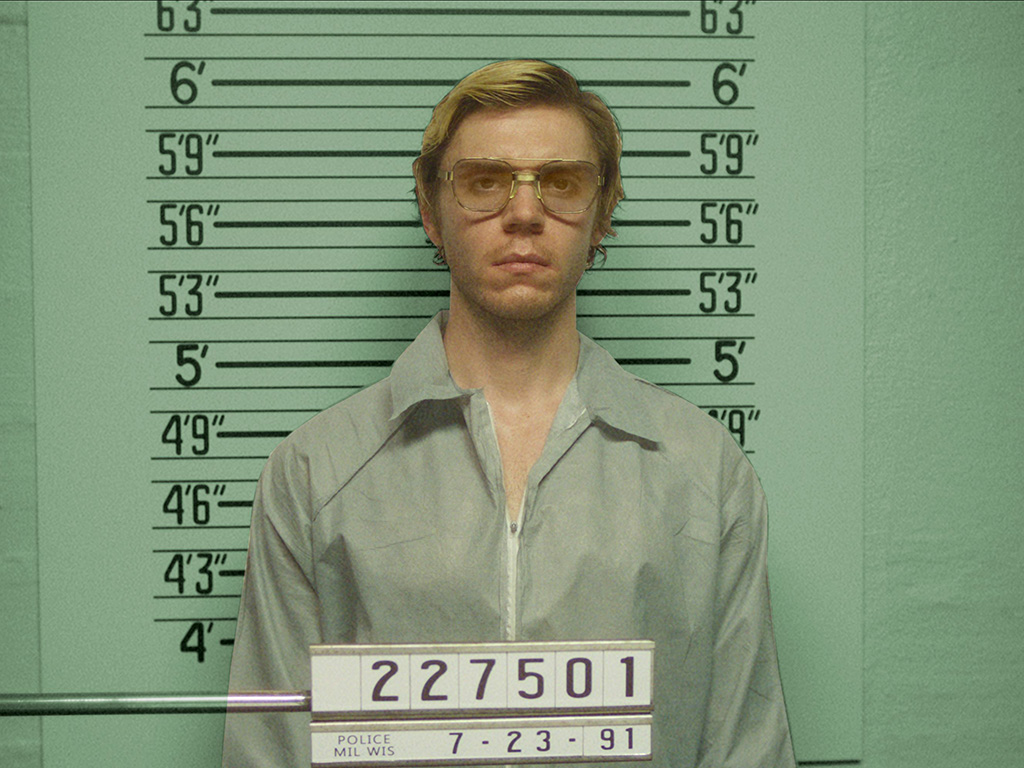 Evan Peters as Jeffrey Dahmer in the Netflix series “Monster: The Jeffrey Dahmer Story.”