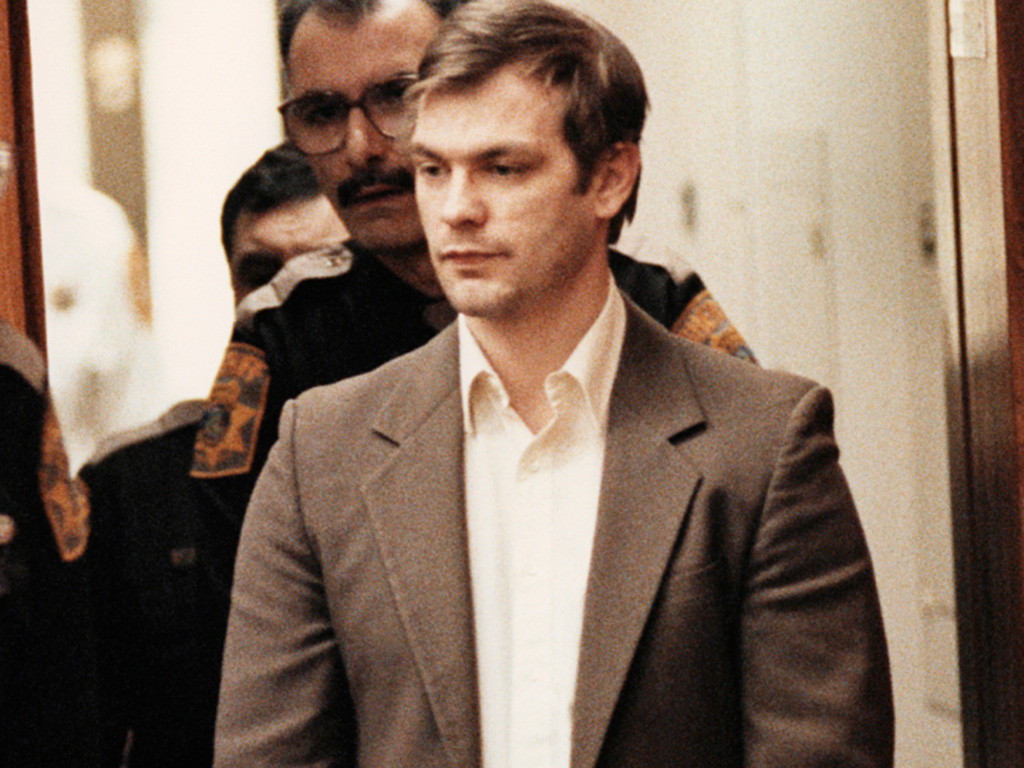 Jeffrey Dahmer in court during his 1990s trial. 