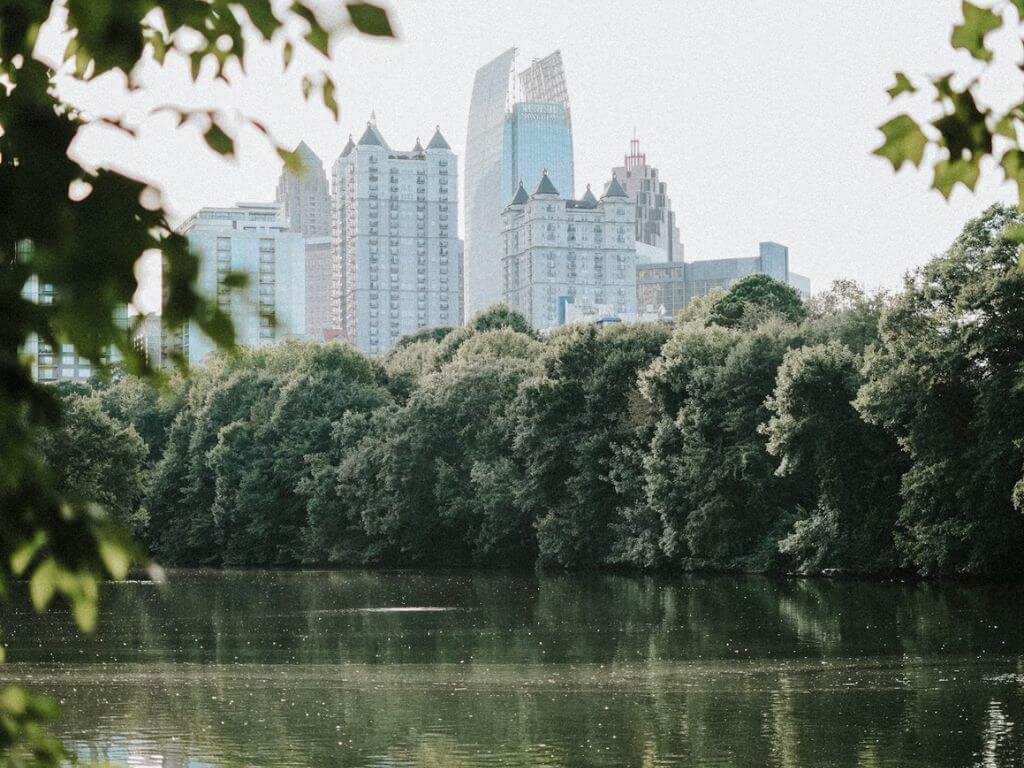 A lake in Atlanta, Georgia 