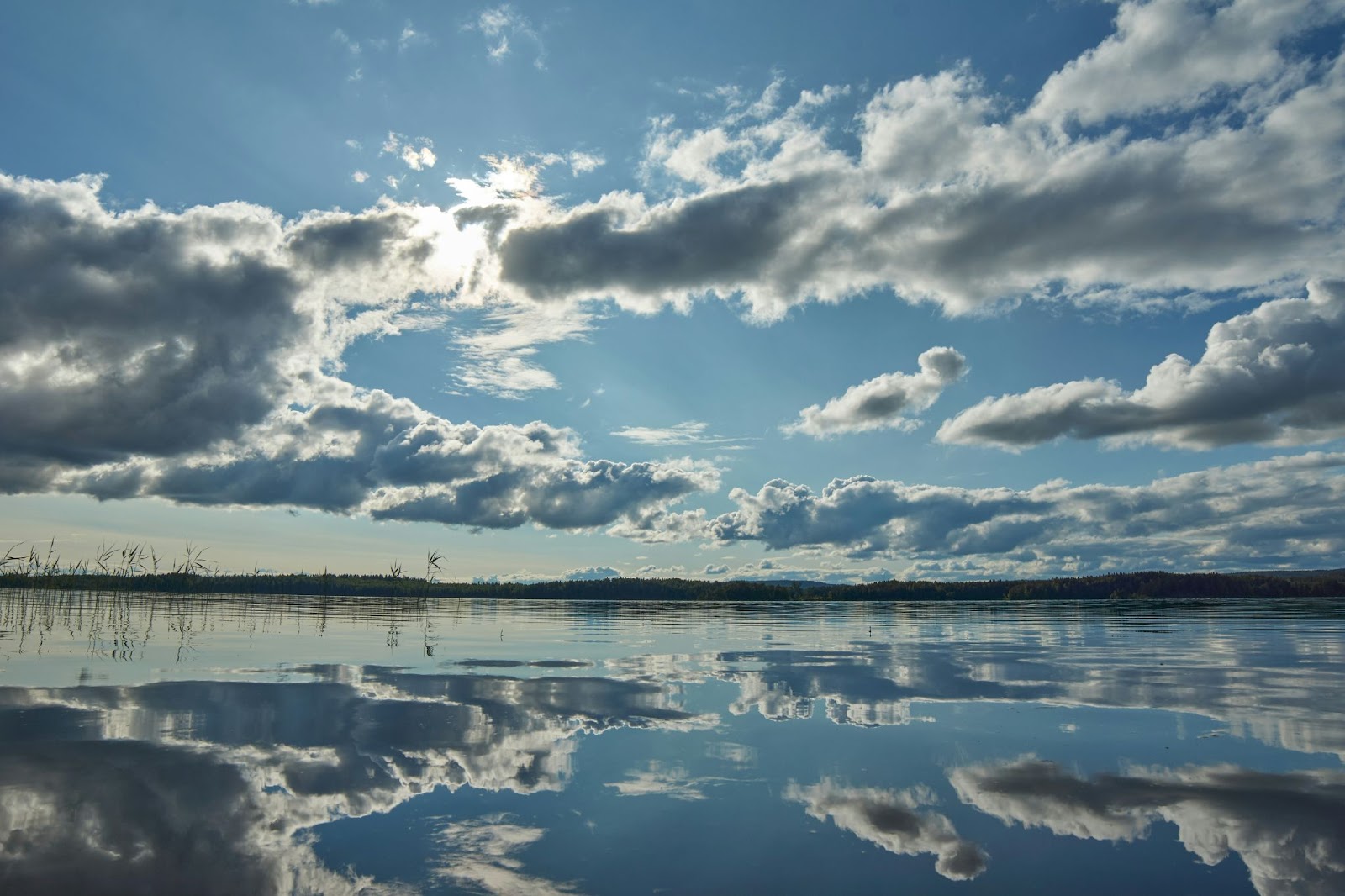 View of clouds over a body of water