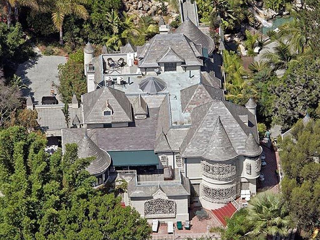 Johnny Depp's Hollywood Hills castle-like mansion