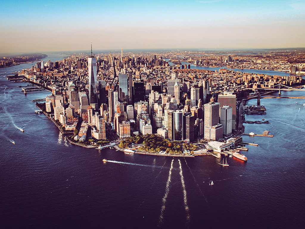 New York City seen from above