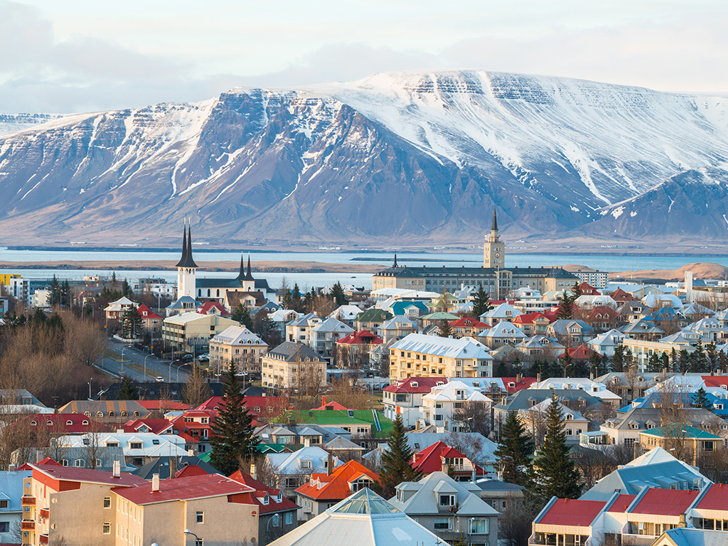 The Icelandic city of Reykjavík