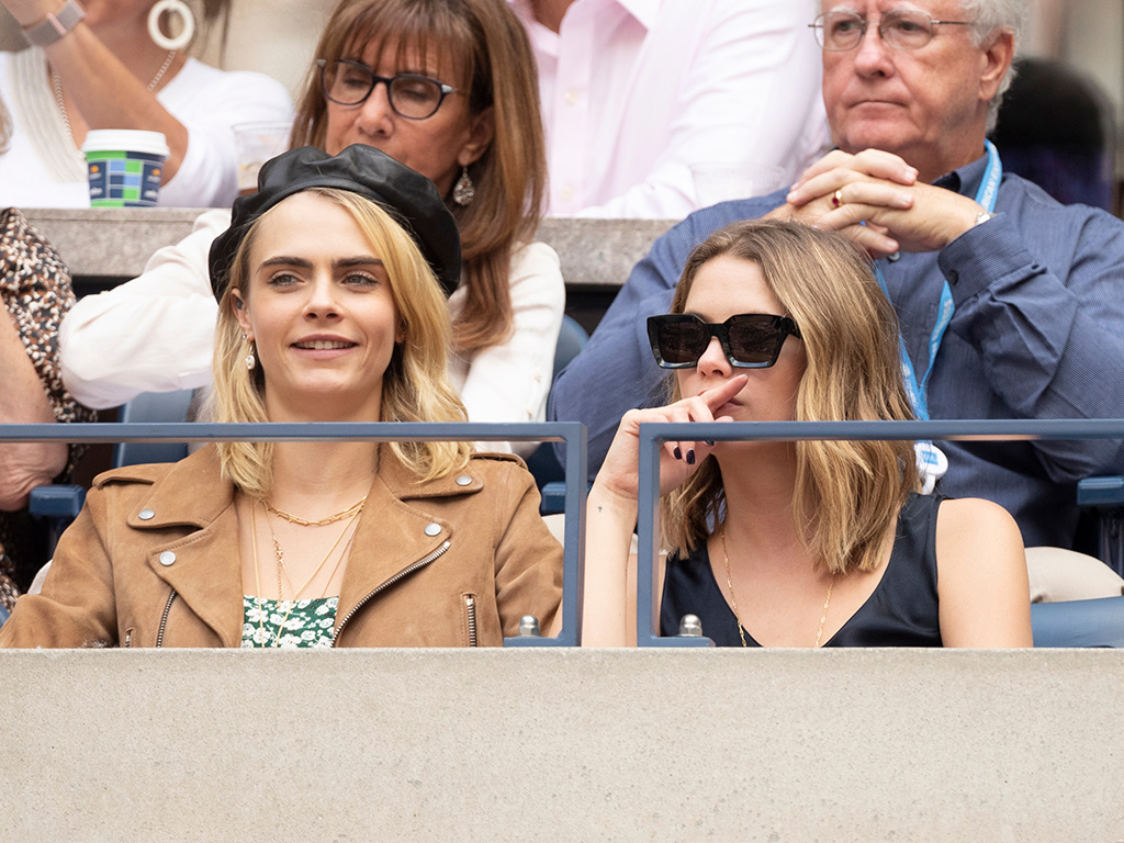 Cara Delevingne, Ashley Benson attend US Open womens final between Serena Williams (USA) & Bianca Andreescu (Canada) at Billie Jean King Tennis Center