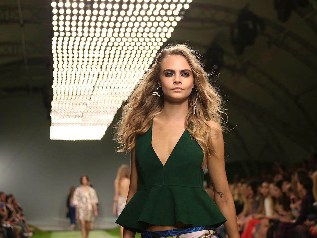 Cara Delevingne at London Fashion Week SS14 - Topshop Unique - Catwalk, London. 15/09/2013