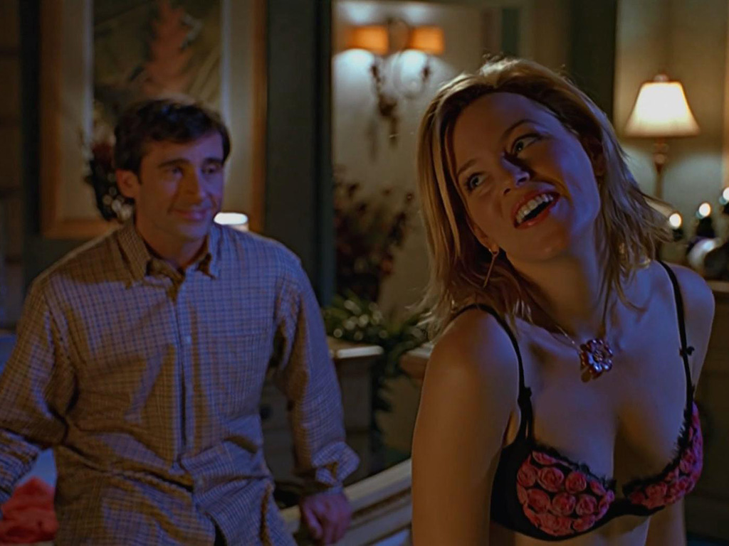 Steve Carell and Elizabeth Banks in "The 40-Year-Old Virgin"