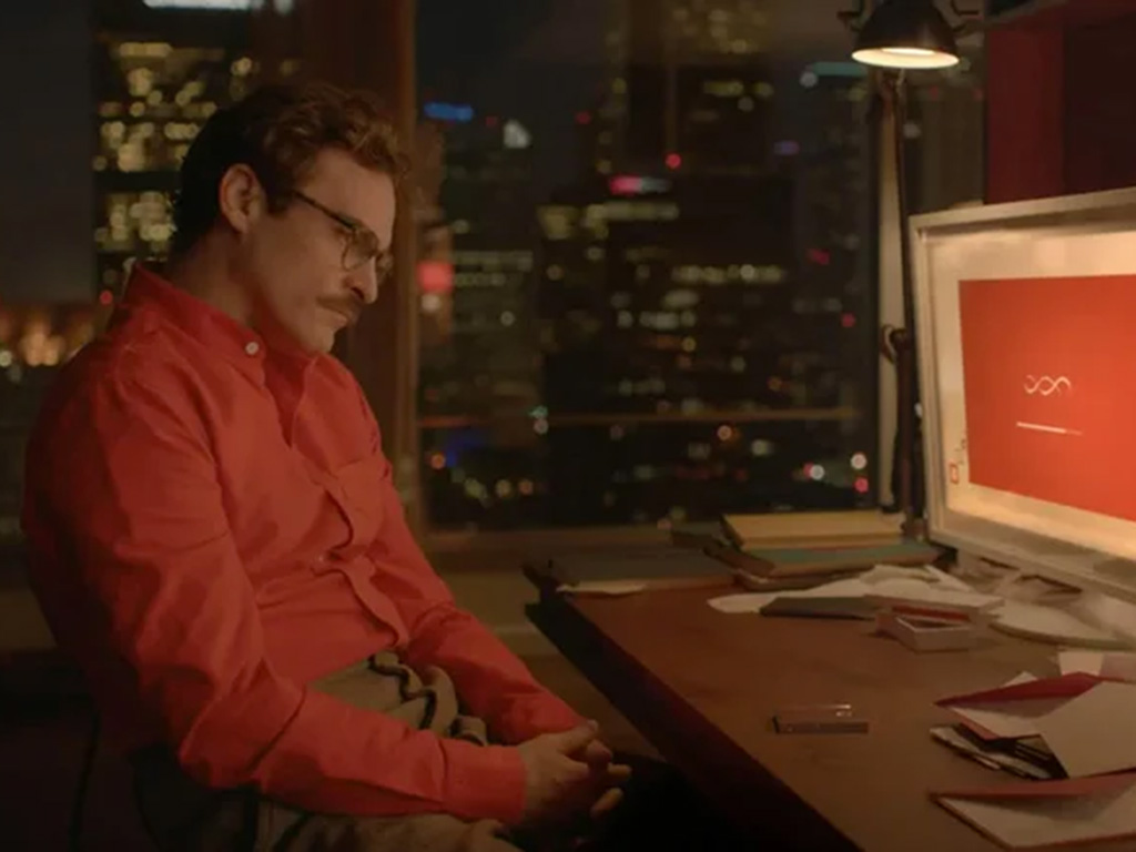 Joaquin Phoenix in "Her"