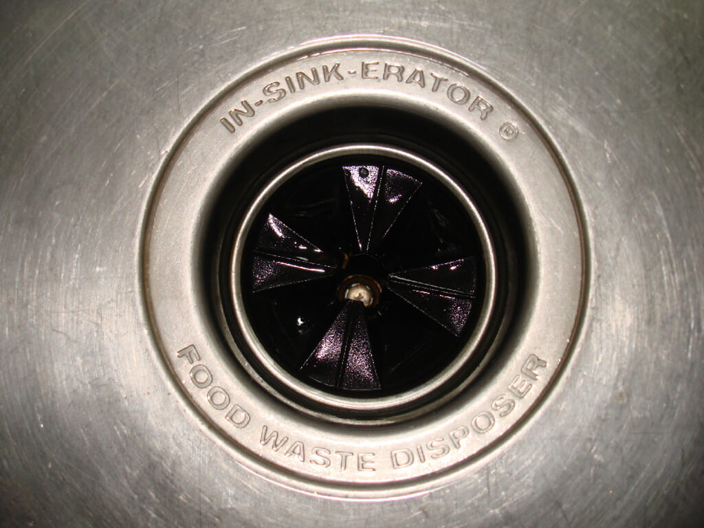 Garbage disposal in sink