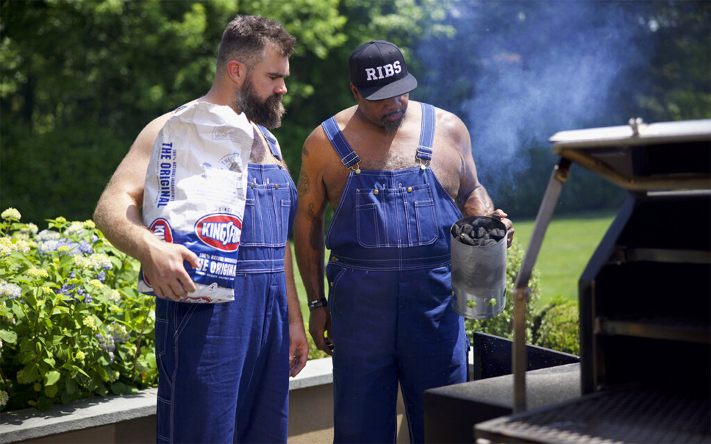 Retired Jason Kelce Takes New Job As Kingsford's 'King Of The Grill'