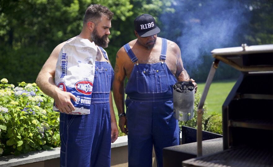 Retired Jason Kelce Takes New Job As Kingsford's 'King Of The Grill'